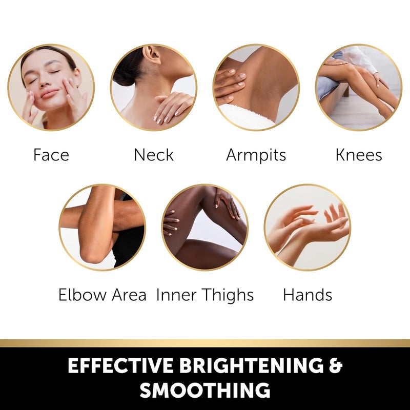 VALITIC 2 Pack Kojic Acid Vitamin C & Retinol Soap Bars for Dark Spot Bundle with 2 Black Exfoliating Gloves for Body Scrubs - Image 5